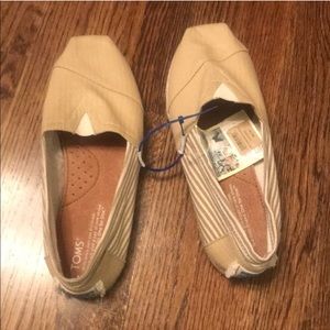 Striped Tan TOMS Unisex